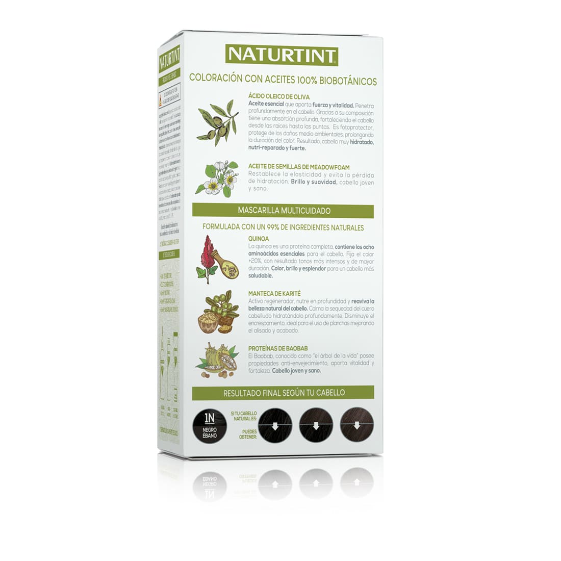 1N - Negro Ébano - Naturtint Venezuela